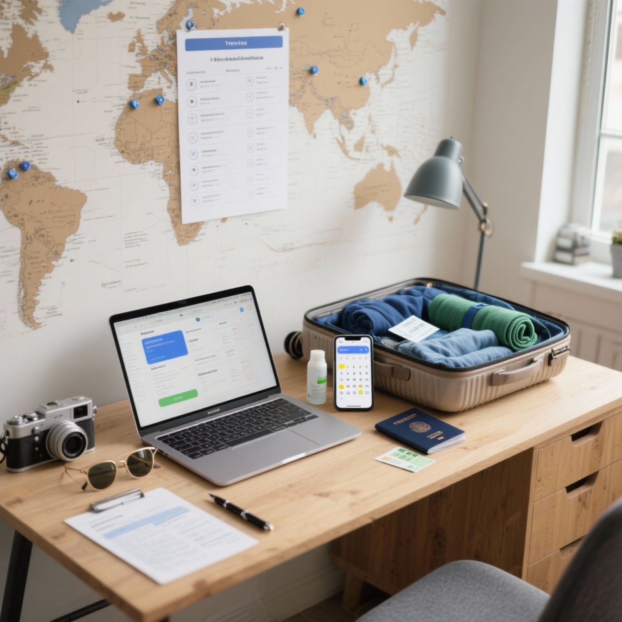 Checklist Anti-Imprevistos: organização pré-viagem sem falhas