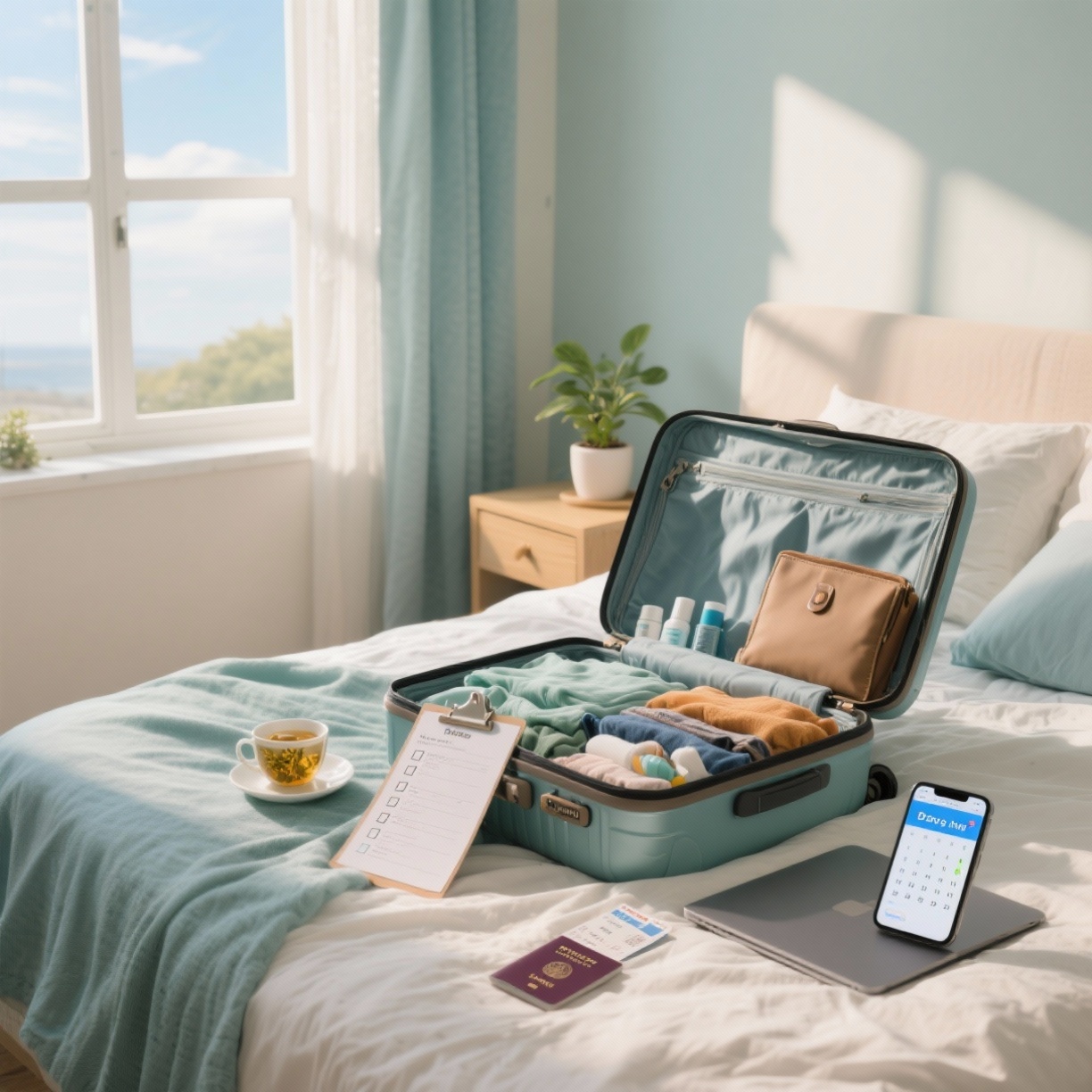 Checklist Antiestresse: tudo pronto 48h antes da viagem